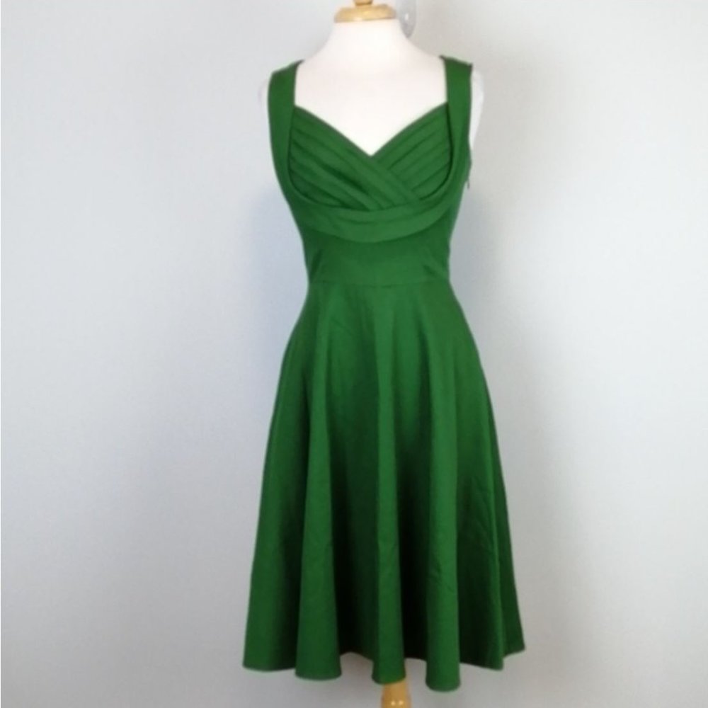 Green Pinup / Rockabilly Swing Dress - 1950's inspired - Size XXXL